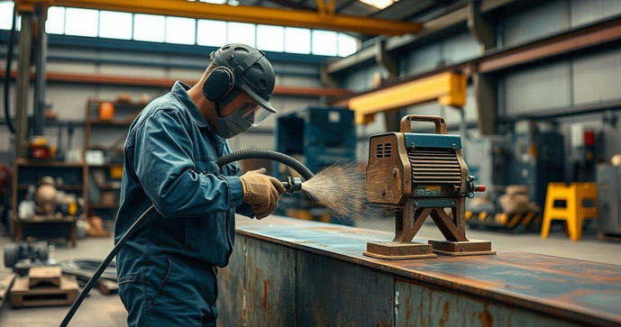 Jateamento Abrasivo Seco: Técnicas e Vantagens para Aplicações Industriais