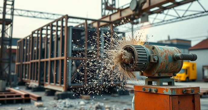 Jateamento de Estruturas Metálicas: Vantagens e Aplicações