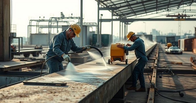 Serviço de Jateamento Abrasivo: Como Escolher e Aplicar Corretamente Serviço de Jateamento Abrasivo: Como Escolher e Aplicar Corretamente